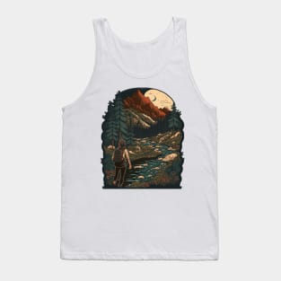 Hiking Cartoon Design - Buy and Plant a Tree Tank Top